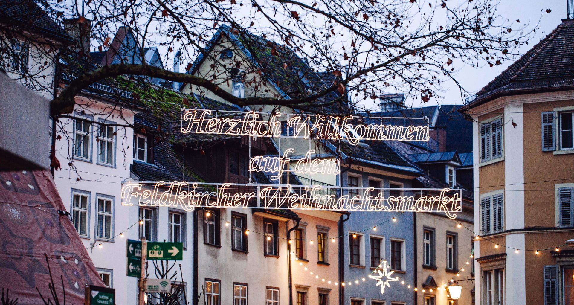 Beleuchtung Weihnachtsmarkt Feldkirch