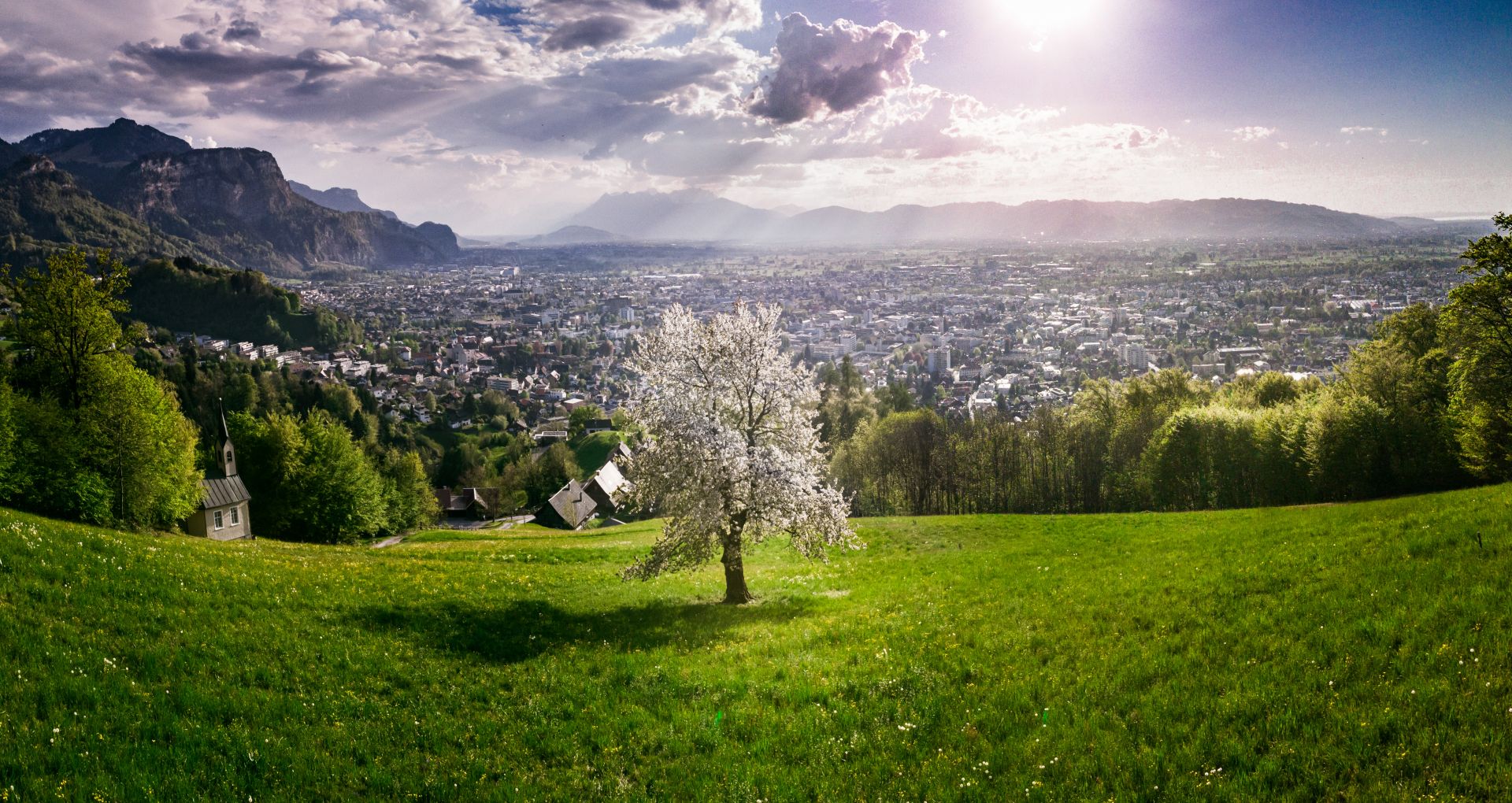 Dornbirn Ausblick Frühling