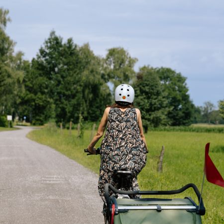 Radfahren im Ried © Jessica Lerchenmüller, Bodensee-Vorarlberg Tourismus