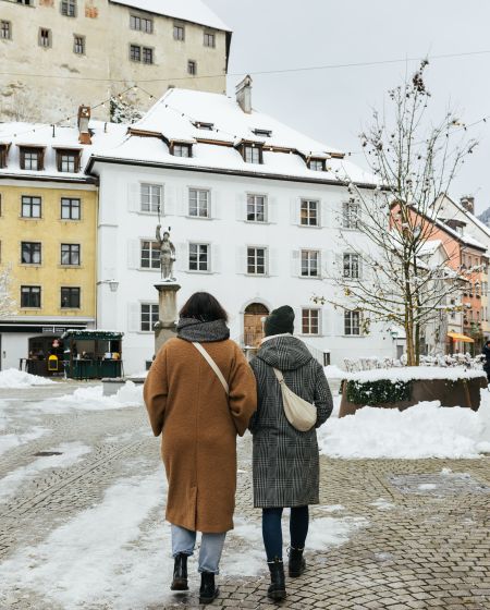 Spaziergang durch Feldkirch bei Schnee Spaziergang durch Feldkirch bei Schnee
