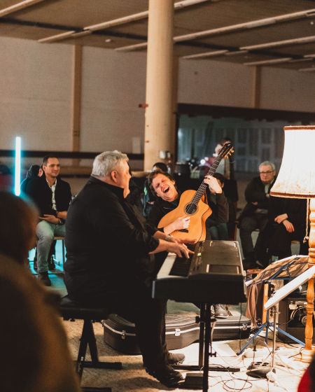 Weihnachtskonzert 2023, Philipp Lingg und George Nussbaumer