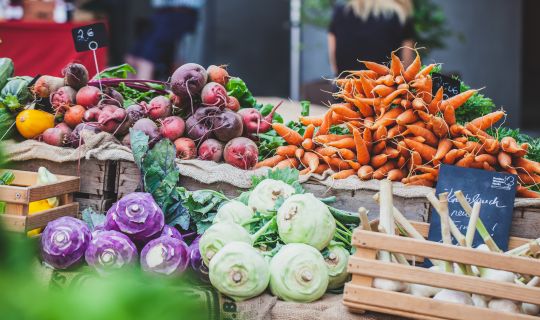 Wochenmarkt in der Neustadt Sommer 2019 Wochenmarkt in der Neustadt Sommer 2019