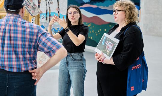 Ma?gorzata Mirga-Tas â Eröffnung im KUB Ma?gorzata Mirga-Tas â Eröffnung im KUB