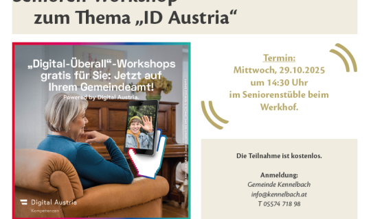 Senioren-Workshop ID Austria Senioren-Workshop ID Austria