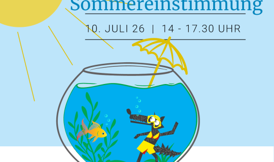 Ein Cartoon eines Hundes in einem Fischglas Ein Cartoon eines Hundes in einem Fischglas