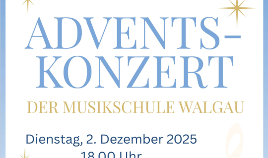 Adventskonzert Musikschule Walgau