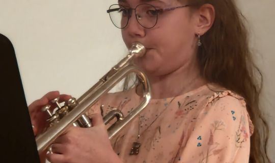 Trompeten SchÃ¼lerin Maria Nachbaur