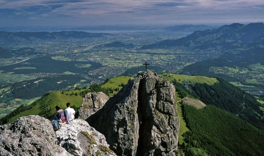 Blick von den Drei Schwestern zum Bodensee Blick von den Drei Schwestern zum Bodensee