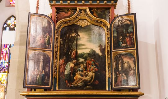 Annenaltar Dom St. Nikolaus Annenaltar Dom St. Nikolaus