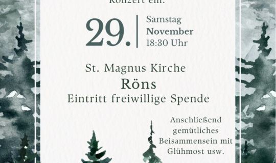 Konzert Magnus Chor und Röser Sümpfoniker Konzert Magnus Chor und Röser Sümpfoniker