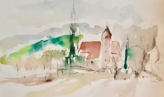 St. Michael Kirche, Aquarell St._Michael_Aquarell.jpeg