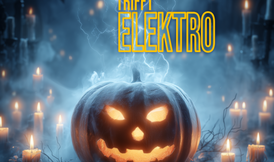 Ein Poster für eine Halloween-Party Ein Poster für eine Halloween-Party