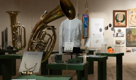 Blasmusik Ausstellungsansicht Blasmusik Ausstellungsansicht