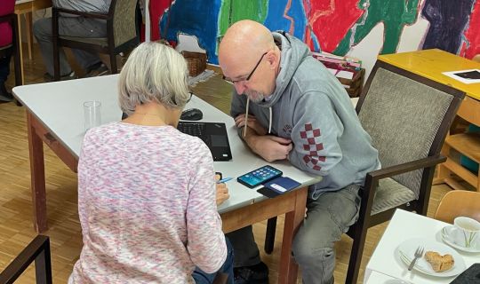 Computersprechstunde in der Alten Stuhlfabrik