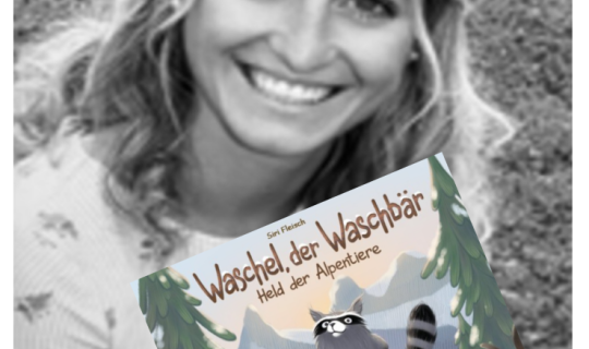 Siri Fleisch und ihr Buch "Waschel der Waschbär" Siri Fleisch und ihr Buch "Waschel der Waschbär"