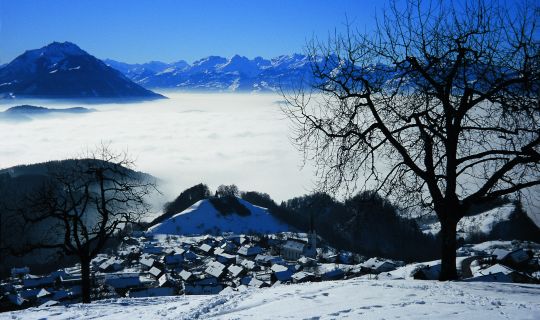 Helmut Tiefenthaler Blick auf Fraxern