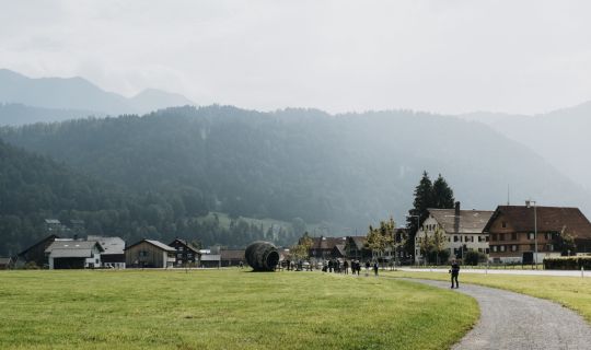 Radweg in Andelsbuch Radweg in Andelsbuch