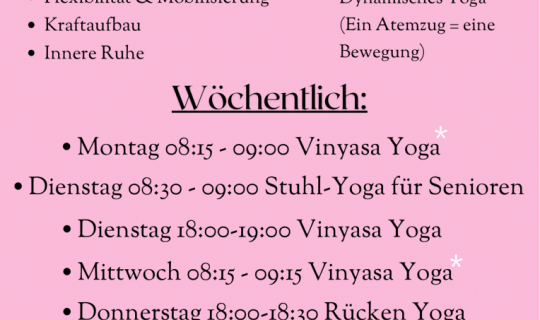 Vinyasa-Yoga Vinyasa-Yoga