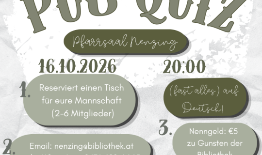 Ein Poster für ein Pub-Quiz Ein Poster für ein Pub-Quiz