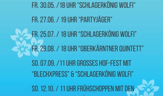 Subirerhof Sommerprogramm Subirerhof Sommerprogramm