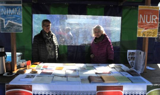Demenz-Infostand am Wochenmarkt