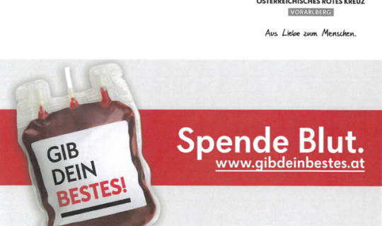 Ein Paket mit einem Blutbeutel Ein Paket mit einem Blutbeutel