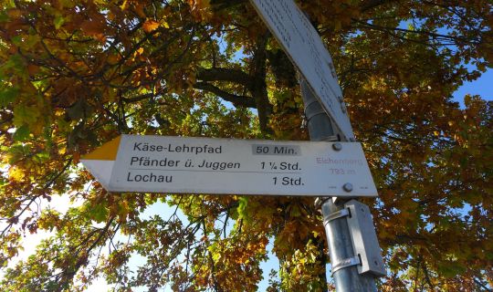 Startpunkt in Eichenberg Startpunkt in Eichenberg