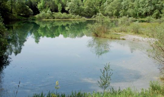 Ehemaliger Baggersee in der Alten Rüttenen Ehemaliger Baggersee in der Alten Rüttenen