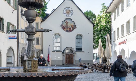 Feldkirch Innenstadt Johanniterkirche Feldkirch Innenstadt Johanniterkirche