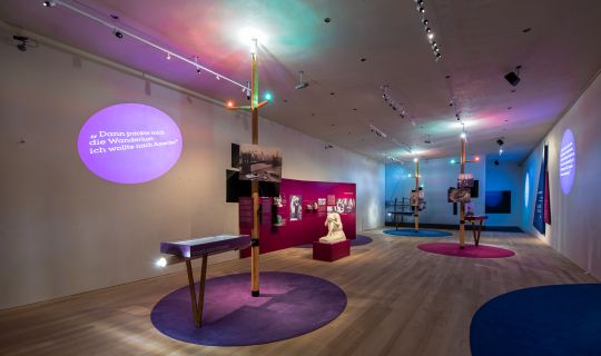 Ausstellungsansicht Der Atlantische Traum Ausstellungsansicht Der Atlantische Traum