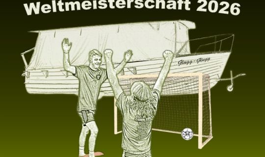 Ein Plakat mit zwei MÃ¤nnern in Uniform
