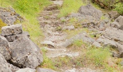 Beginn Leiternweg Beginn Leiternweg