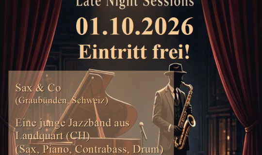 Ein Plakat fÃ¼r ein Jazzkonzert