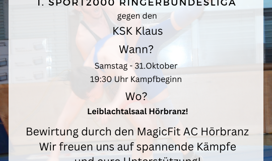 Bundesligaheimkampf in HÃ¶rbranz