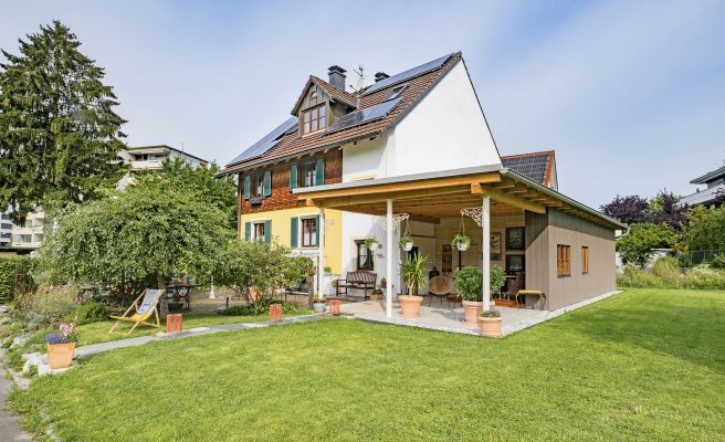 Ferienwohnung Helgis Heimat Lochau, Aussenansicht Ferienwohnung Helgis Heimat Lochau, Aussenansicht