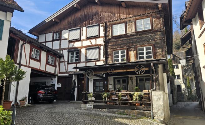 Apartment in der Alten Schmiede AuÃenansicht