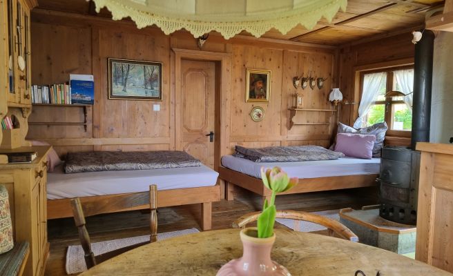 Ferienhaus Dampfbahn Bildstein, Schlafen Ferienhaus Dampfbahn Bildstein, Schlafen