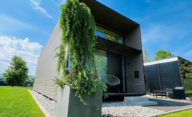 Koda Loft Extended - Urlaub im Tiny House Bodensee, AuÃenansicht