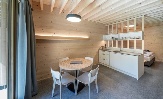 Apartments am Camping Dornbirn, Wohnen Â© Dornbirner Seilbahn AG