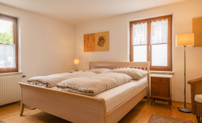 Ferienwohnung Helgis Heimat Lochau, Schlafzimmer