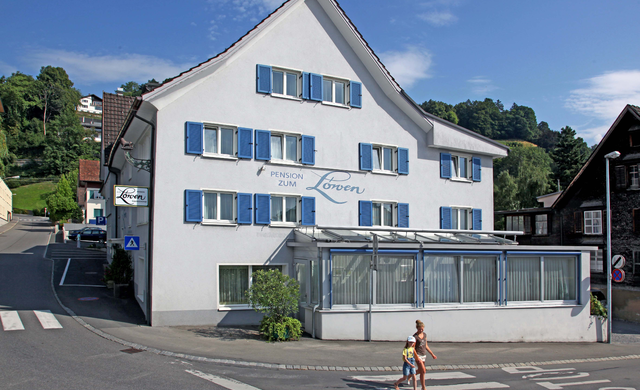 Pension zum LÃ¶wen Dornbirn, AuÃenansicht Â© Pension zum LÃ¶wen