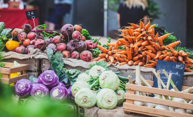 Wochenmarkt in der Neustadt Sommer 2019