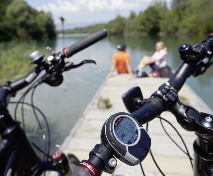 E-Bike am Alten Rhein E-Bike am Alten Rhein