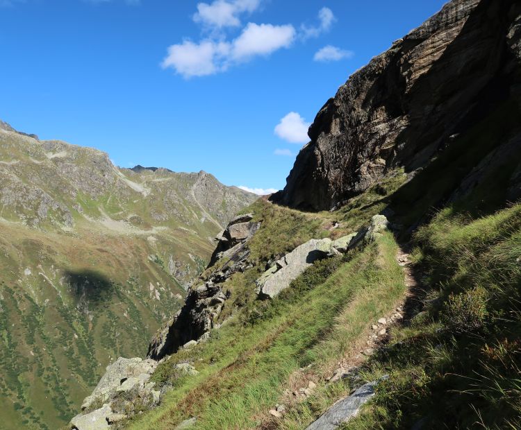 Weg zum Hochmadererjoch (Trittsicherheit vorausgesetzt) Weg zum Hochmadererjoch (Trittsicherheit vorausgesetzt)