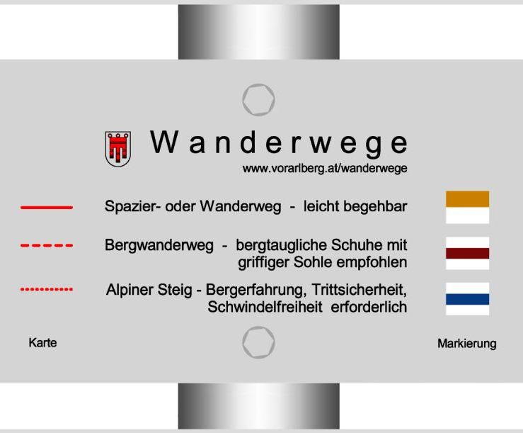 Vorarlberger Wanderwegekonzept Vorarlberger Wanderwegekonzept