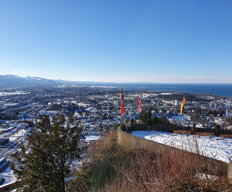 Bregenz Gebhardsberg im Winter