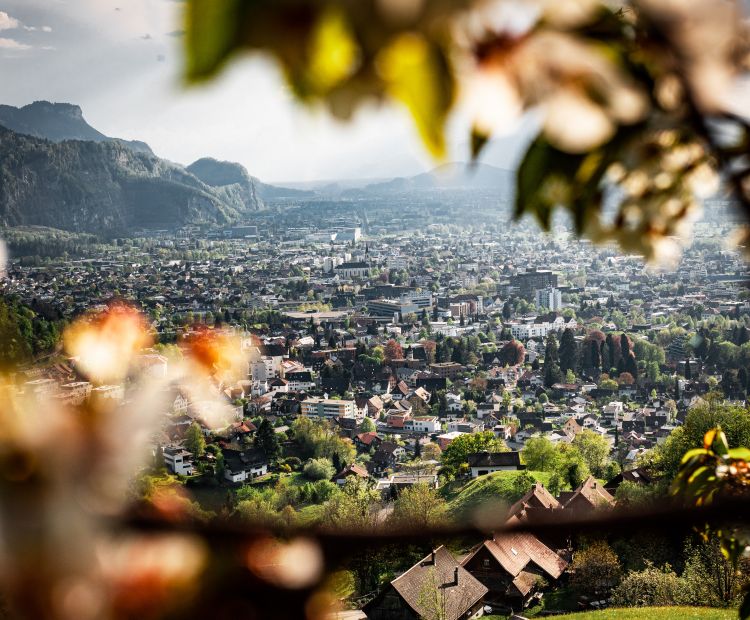 Blick auf Dornbirn © Studio Fasching, Dornbirn Tourismus & Stadtmarketing Blick auf Dornbirn