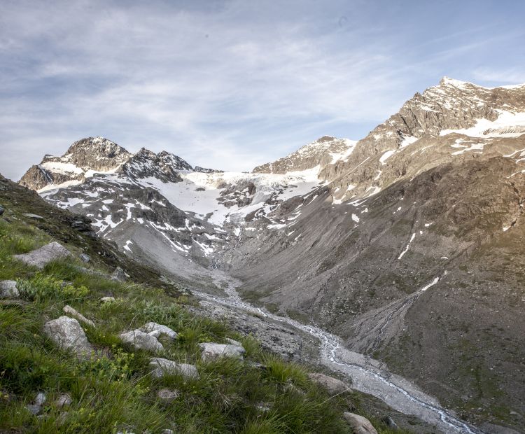 Piz Buin mit Ochsentaler Gletscher Piz Buin mit Ochsentaler Gletscher