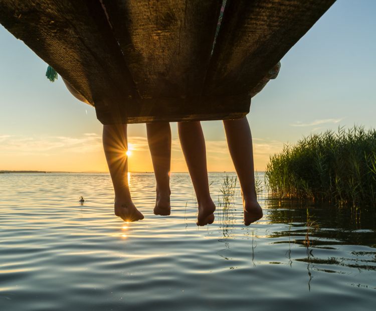 Sonnenuntergang am Rohrspitz Sonnenuntergang am Rohrspitz