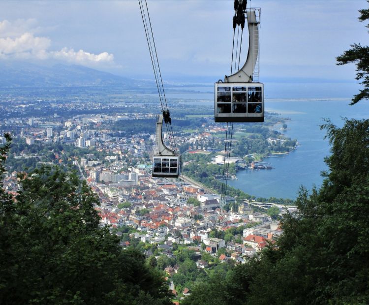 Aussichtsreiche Talwanderung vom Pfänder Aussichtsreiche Talwanderung vom Pfänder